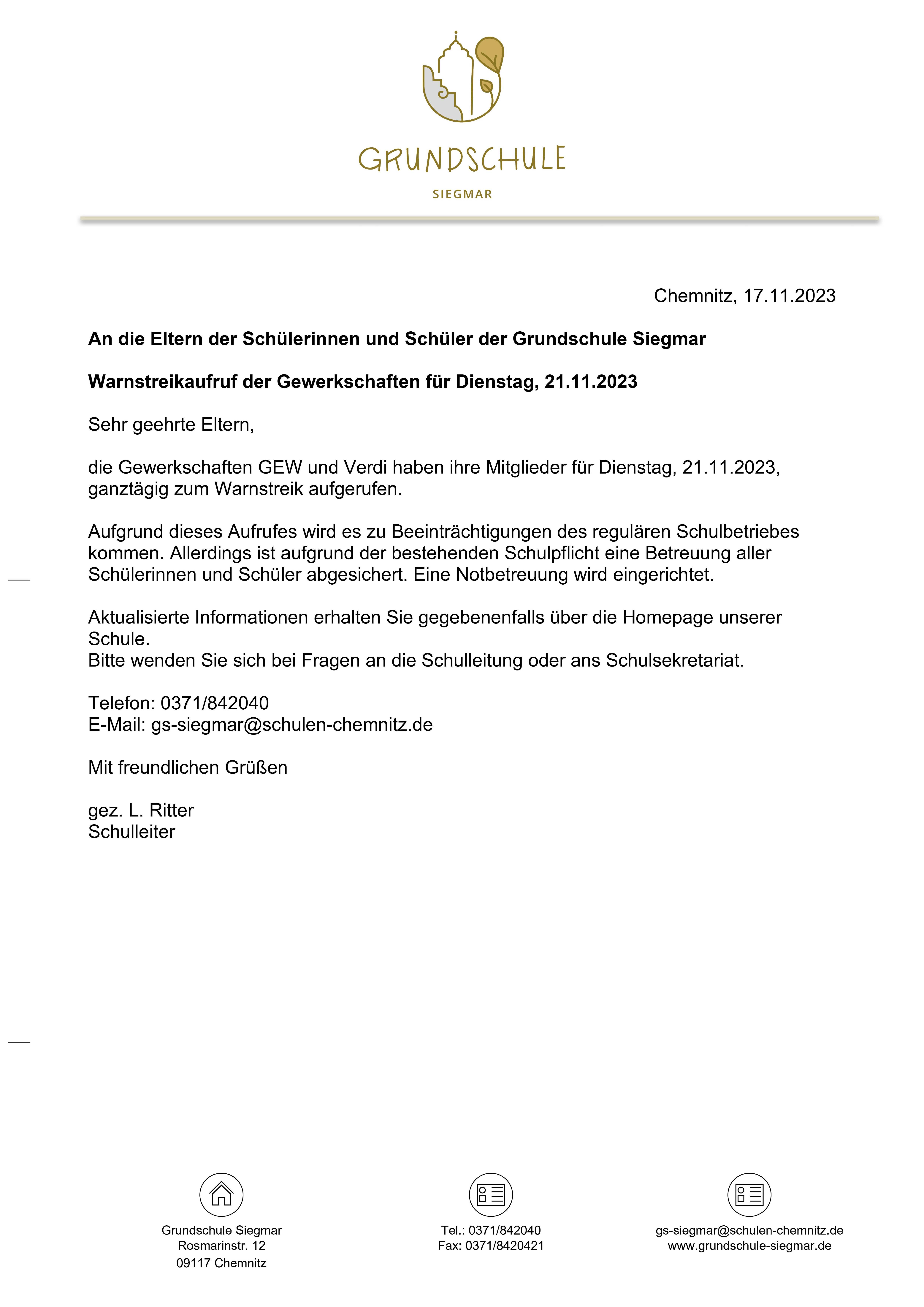 231117 Warnstreik